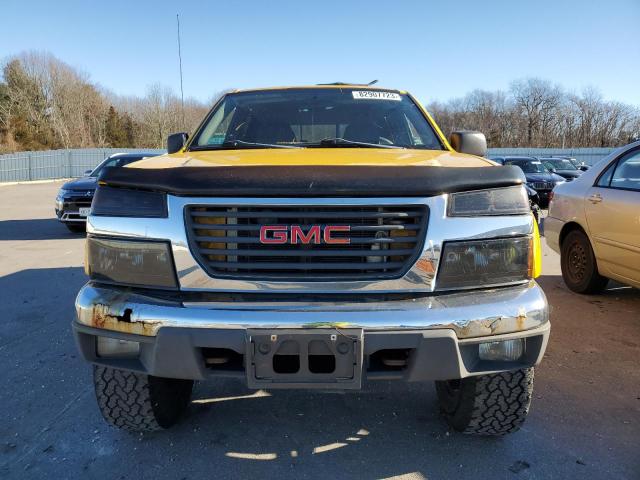 1GTDT136358256446 - 2005 GMC CANYON YELLOW photo 5