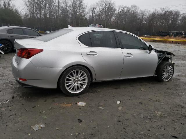 JTHBS1BL3D5004163 - 2013 LEXUS GS 450H SILVER photo 3