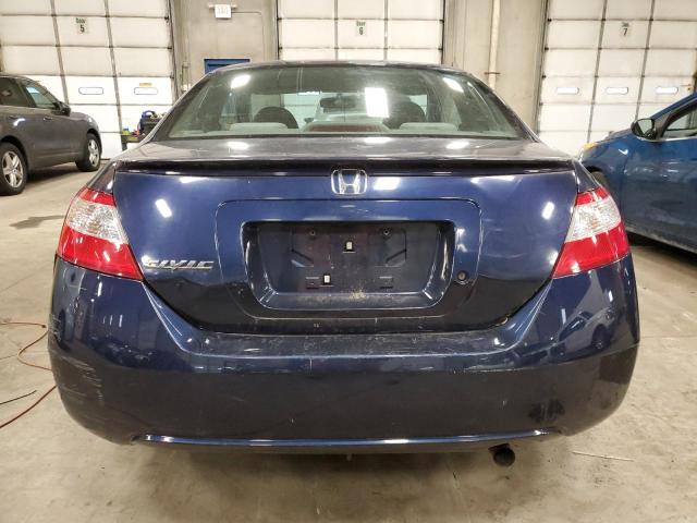 2HGFG12608H562888 - 2008 HONDA CIVIC LX BLUE photo 6