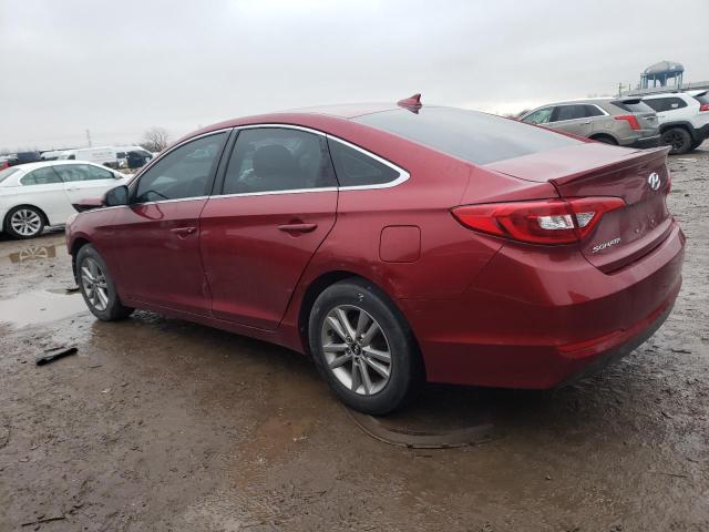 5NPE24AF2FH121313 - 2015 HYUNDAI SONATA SE RED photo 2