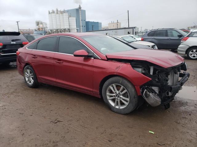 5NPE24AF2FH121313 - 2015 HYUNDAI SONATA SE RED photo 4