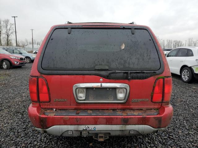 5LMFU28R71LJ23414 - 2001 LINCOLN NAVIGATOR წითელი ფოტო 6