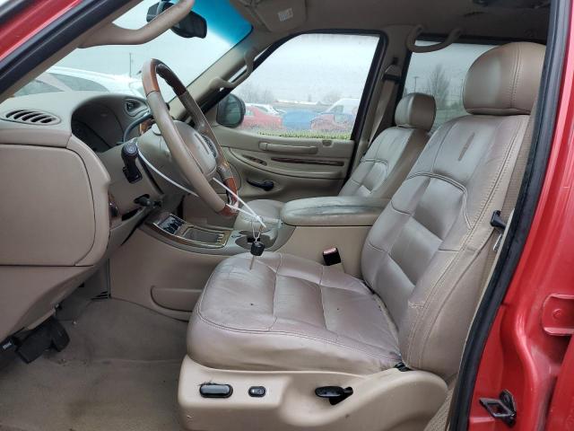 5LMFU28R71LJ23414 - 2001 LINCOLN NAVIGATOR წითელი ფოტო 7