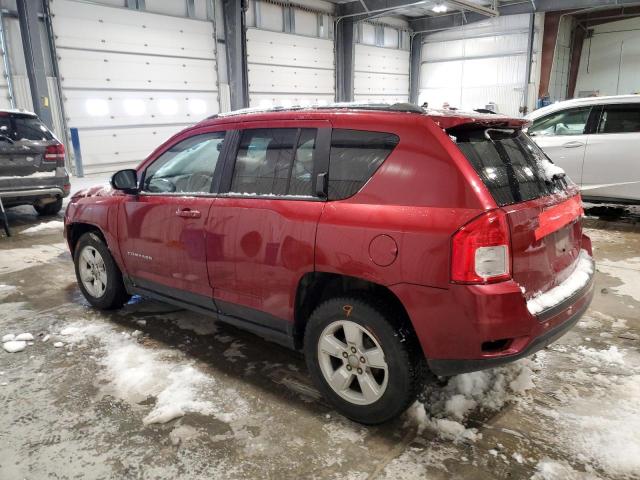 1C4NJCBA3DD169163 - 2013 JEEP COMPASS SPORT MAROON photo 2