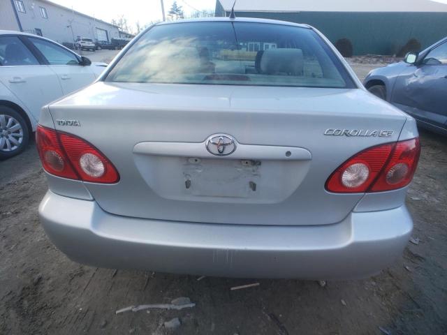 2T1BR32E85C369632 - 2005 TOYOTA COROLLA CE SILVER photo 6