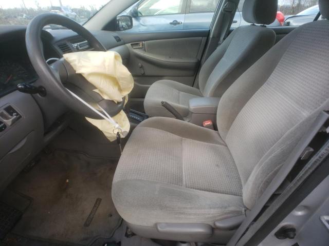 2T1BR32E85C369632 - 2005 TOYOTA COROLLA CE SILVER photo 7