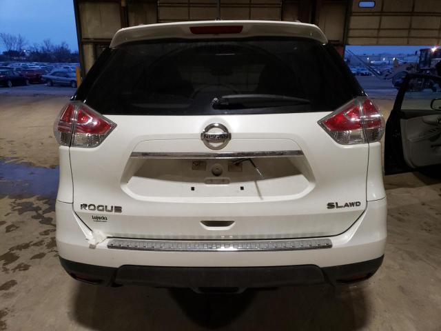 5N1AT2MV2FC791728 - 2015 NISSAN ROGUE S WHITE photo 6