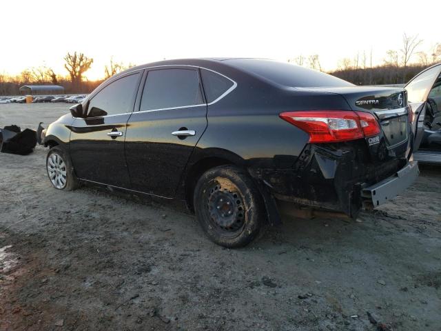 3N1AB7AP7KY456575 - 2019 NISSAN SENTRA S BLACK photo 2