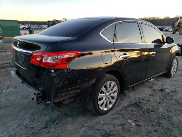 3N1AB7AP7KY456575 - 2019 NISSAN SENTRA S BLACK photo 3