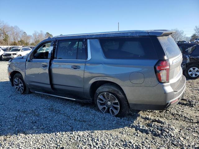 1GNSKCKD1NR329482 - 2022 CHEVROLET SUBURBAN K1500 LT GRAY photo 2