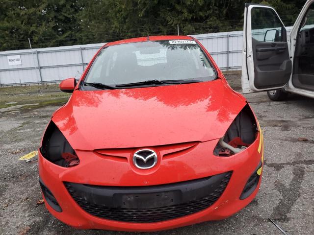 JM1DE1KZ7E0186504 - 2014 MAZDA MAZDA2 SPORT RED photo 5