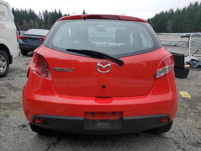 JM1DE1KZ7E0186504 - 2014 MAZDA MAZDA2 SPORT RED photo 6