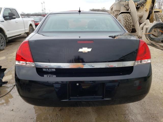 2G1WB57N091205458 - 2009 CHEVROLET IMPALA LS BLACK photo 6