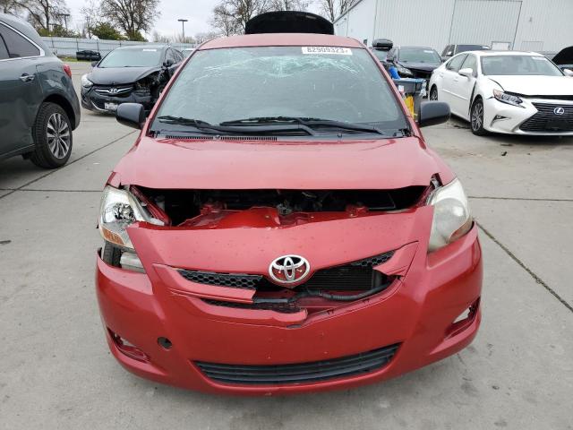 JTDBT923771116974 - 2007 TOYOTA YARIS RED photo 5