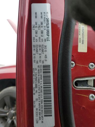 1C4NJPBA6FD138886 - 2015 JEEP PATRIOT SPORT RED photo 13