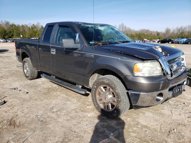 1FTPX14V18FA13077 - 2008 FORD F150 CHARCOAL photo 4