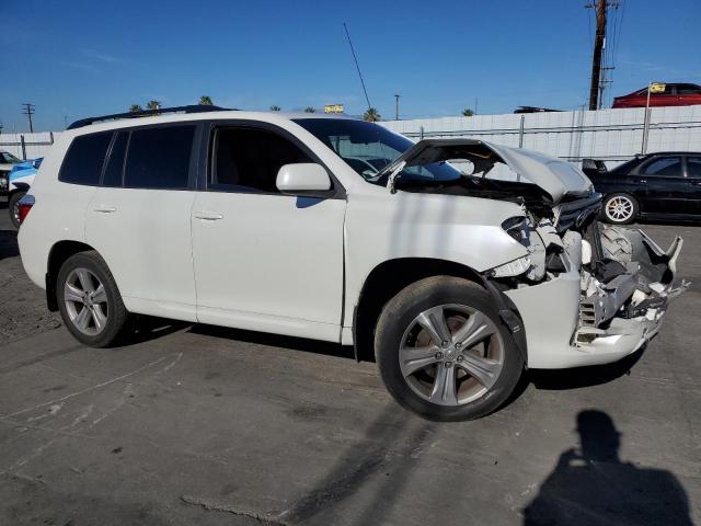 JTEZK3EH1A2104550 - 2010 TOYOTA HIGHLANDER WHITE photo 4