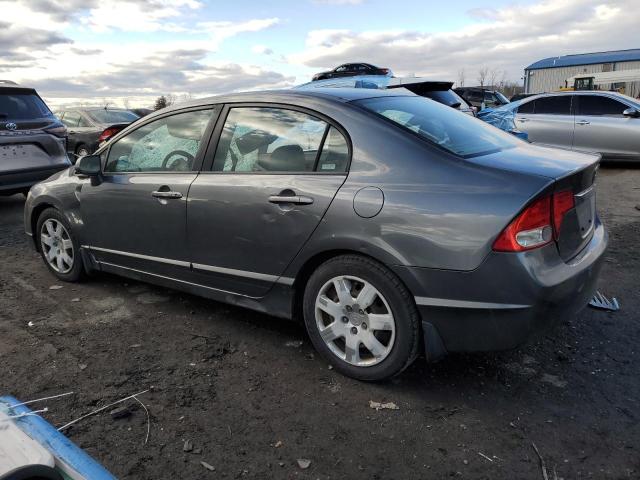 2HGFA16569H367690 - 2009 HONDA CIVIC LX GRAY photo 2