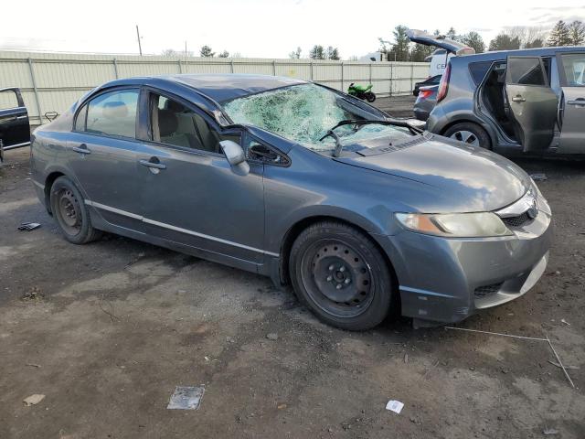 2HGFA16569H367690 - 2009 HONDA CIVIC LX GRAY photo 4