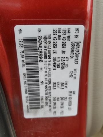 2D4GP44L13R226485 - 2003 DODGE GRAND CARA SPORT RED photo 14