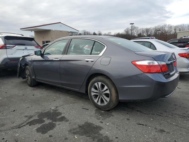 1HGCR2F35FA000144 - 2015 HONDA ACCORD LX GRAY photo 2