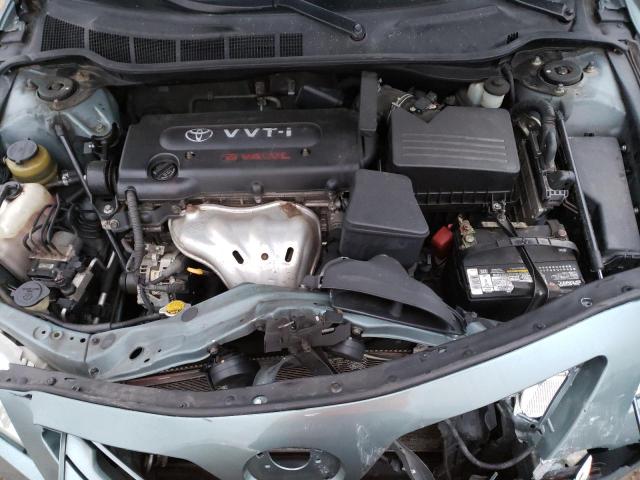 4T1BE46K37U598352 - 2007 TOYOTA CAMRY CE TEAL photo 11