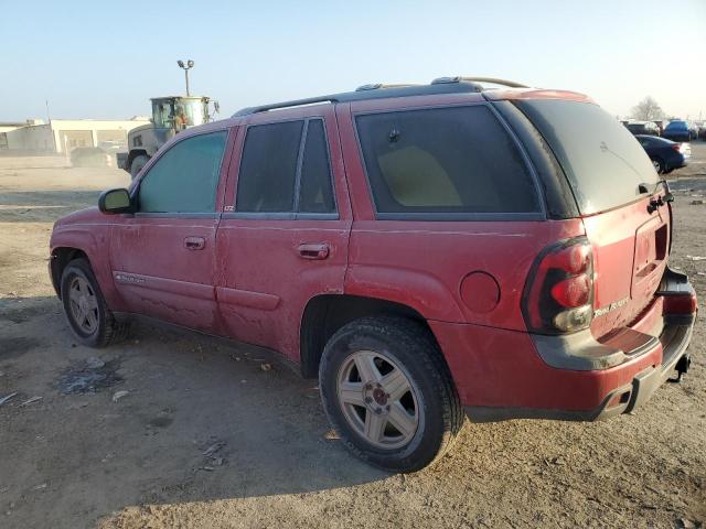 1GNDT13S322286291 - 2002 CHEVROLET TRAILBLAZE RED photo 2