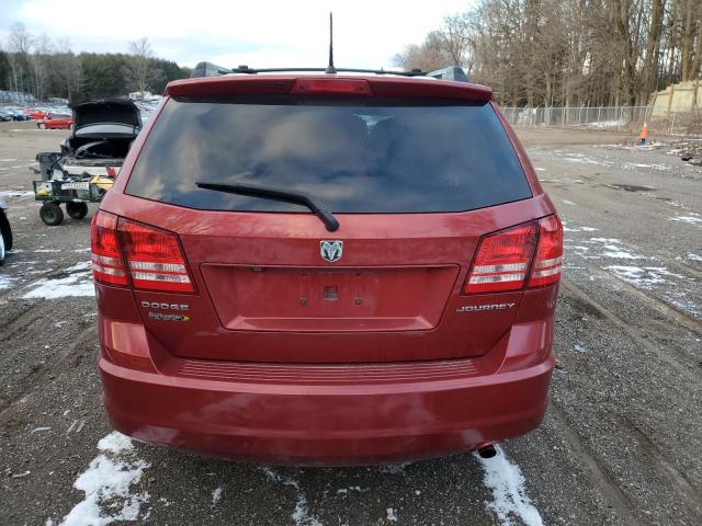 3D4GG47B29T601826 - 2009 DODGE JOURNEY SE RED photo 6