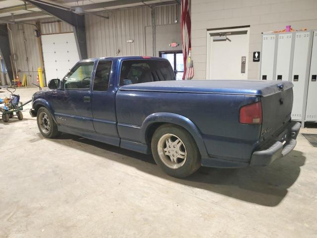 1GCCS195618174444 - 2001 CHEVROLET S10 S10 BLUE photo 2