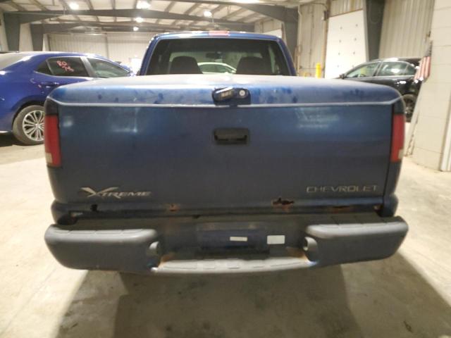 1GCCS195618174444 - 2001 CHEVROLET S10 S10 BLUE photo 6