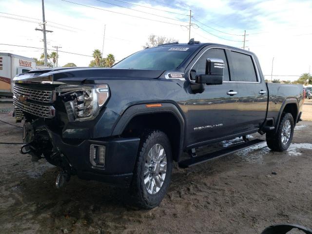 1GT49REY7MF217414 - 2021 GMC SIERRA K2500 DENALI GRAY photo 1