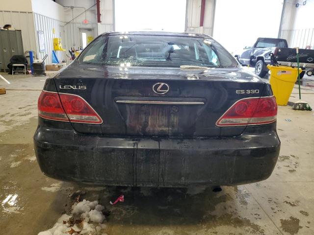 JTHBA30G465172983 - 2006 LEXUS ES 330 BLACK photo 6