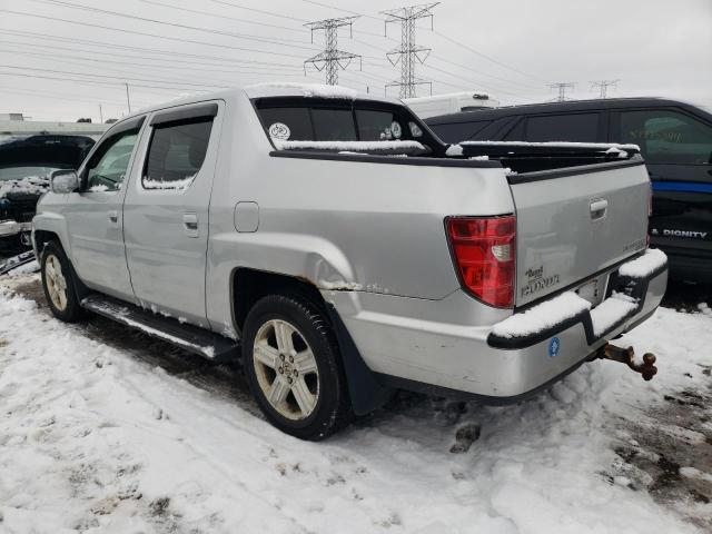 2HJYK16549H500169 - 2009 HONDA RIDGELINE RTL SILVER photo 2