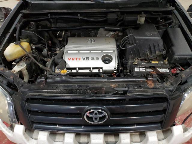 JTEEP21A440032858 - 2004 TOYOTA HIGHLANDER BLACK photo 12