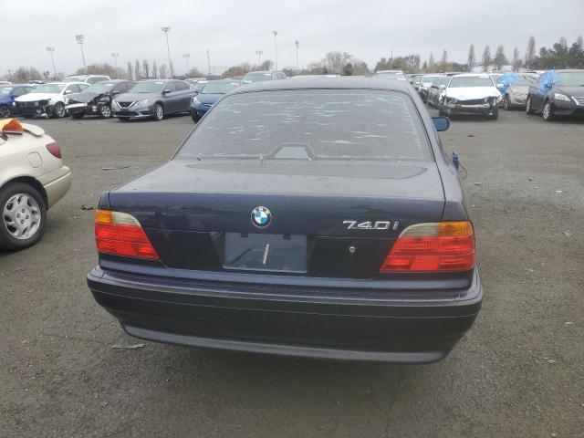 WBAGG8345YDN77681 - 2000 BMW 740 I AUTOMATIC BLUE photo 6