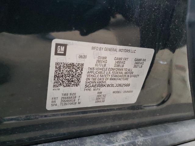 5GAERBKW3LJ262569 - 2020 BUICK ENCLAVE ESSENCE 石墨色 照片 14