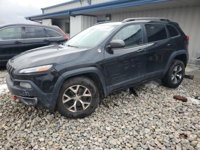 1C4PJMBS7FW610307 - 2015 JEEP CHEROKEE TRAILHAWK BLACK photo 1