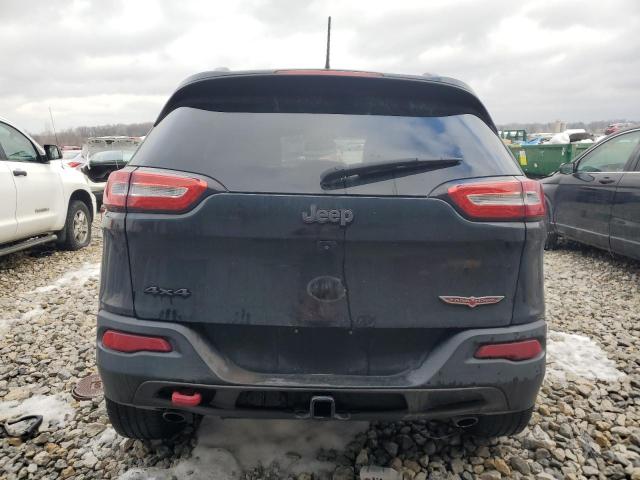 1C4PJMBS7FW610307 - 2015 JEEP CHEROKEE TRAILHAWK BLACK photo 6