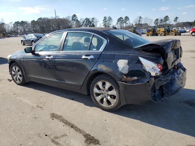 1HGCP36818A018991 - 2008 HONDA ACCORD EXL BLACK photo 2