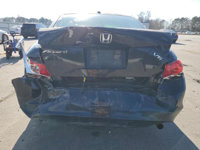 1HGCP36818A018991 - 2008 HONDA ACCORD EXL BLACK photo 6