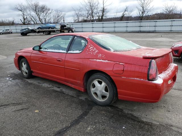 2G1WX12K449401839 - 2004 CHEVROLET MONTE CARL SS RED photo 2