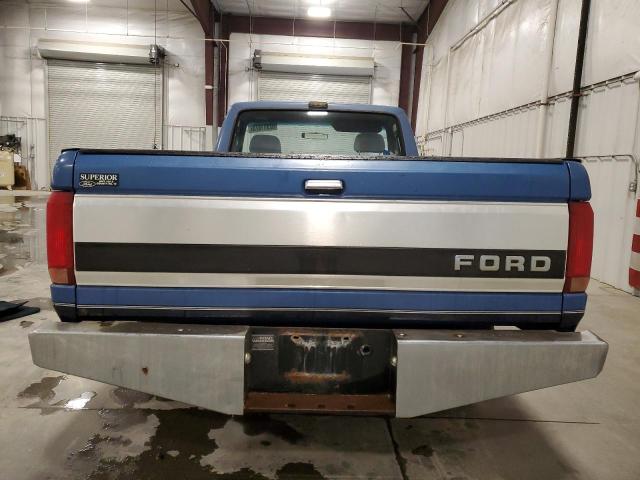 2FTEF14Y5NCA29472 - 1992 FORD F150 BLUE photo 6