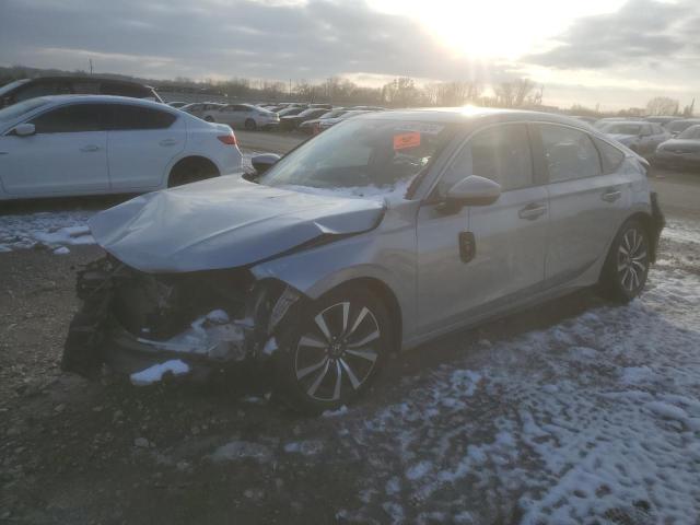 19XFL1H73PE015618 - 2023 HONDA CIVIC EXL ვერცხლისფერი ფოტო 1