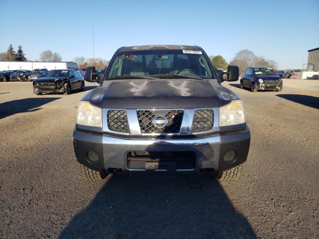 1N6BA07B26N522070 - 2006 NISSAN TITAN XE GRAY photo 5