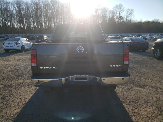 1N6BA07B26N522070 - 2006 NISSAN TITAN XE GRAY photo 6