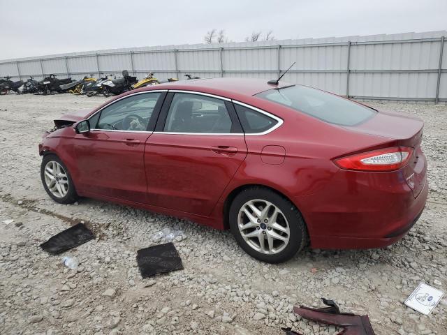 3FA6P0HD1ER156526 - 2014 FORD FUSION SE RED photo 2