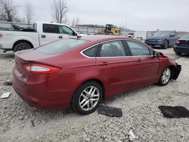 3FA6P0HD1ER156526 - 2014 FORD FUSION SE RED photo 3