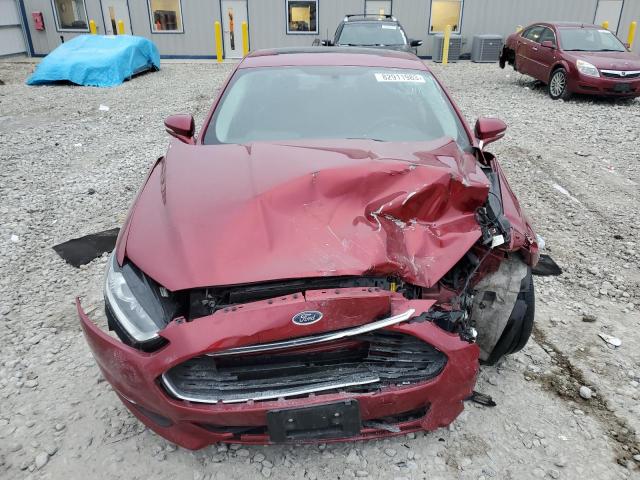 3FA6P0HD1ER156526 - 2014 FORD FUSION SE RED photo 5