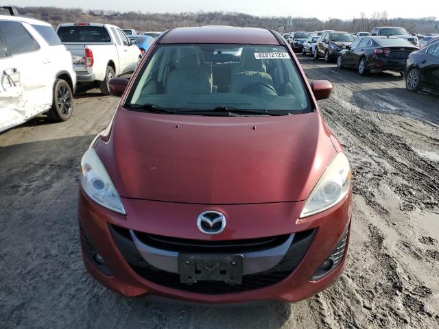 JM1CW2CL2C0141928 - 2012 MAZDA 5 RED photo 5