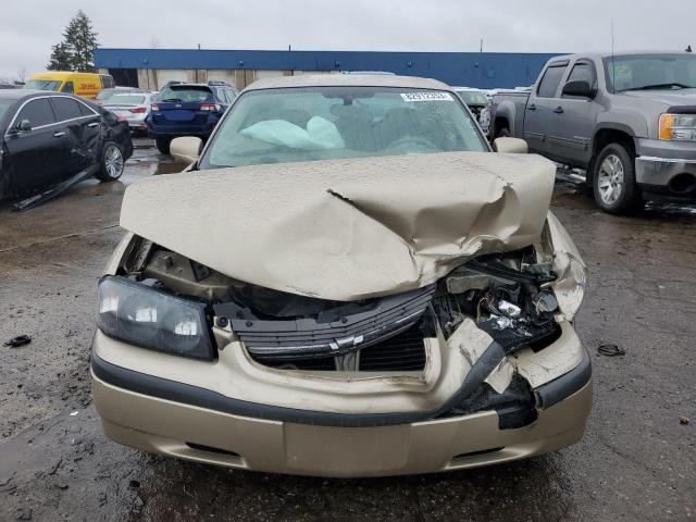 2G1WF52EX59136060 - 2005 CHEVROLET IMPALA TAN photo 5